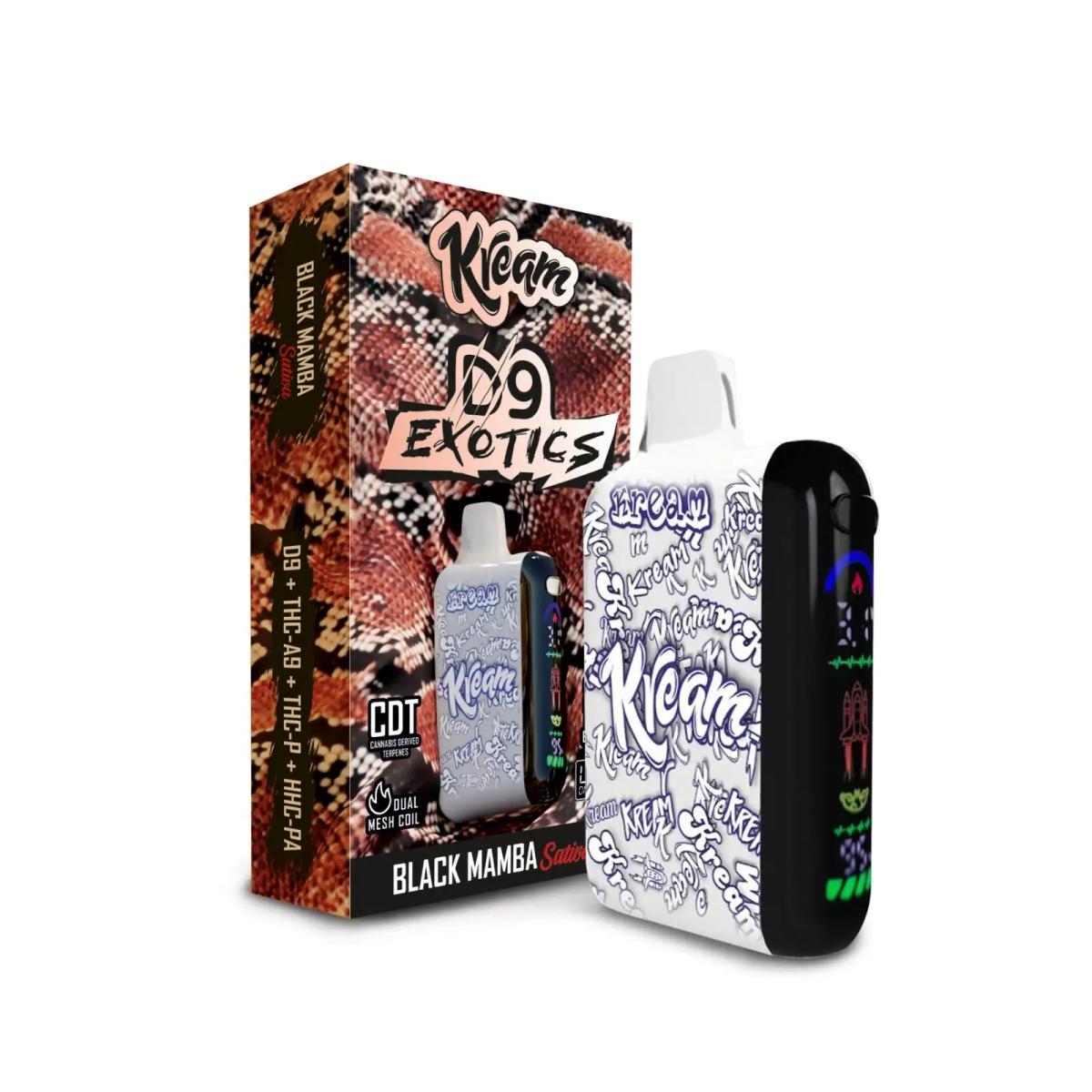 Kream Black mamba exotics disposable Strain (Sativa) Kream Black mamba exotics disposable Strain (Sativa)