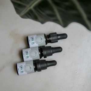 3 bottles of CBD oil