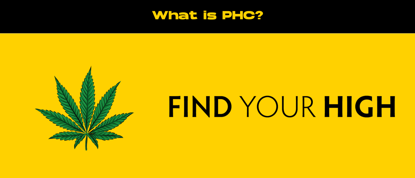 black and yellow banner image for what is phc cannabinoid blog