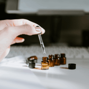 small essential oil bottles