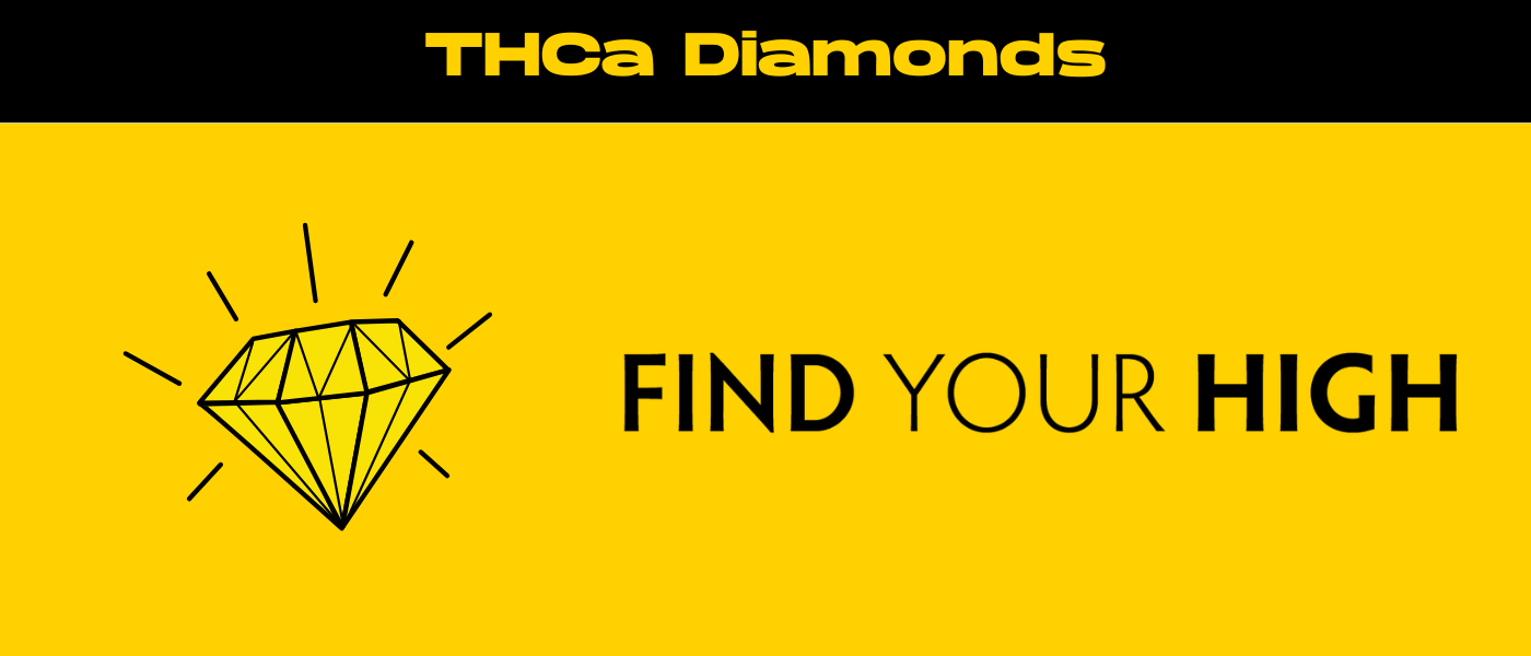black and yellow banner image for thca diamonds blog