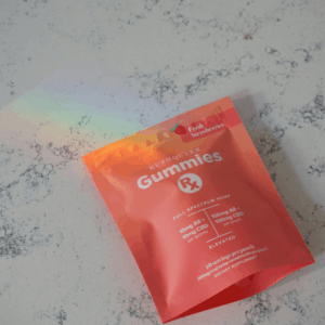 pink bag gummies