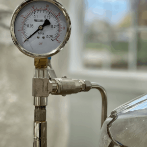 a pressure gauge