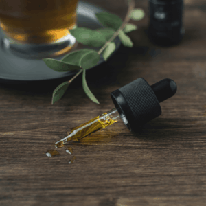 gold oil in dropper