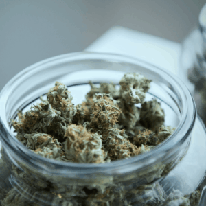 nugs in glass jar