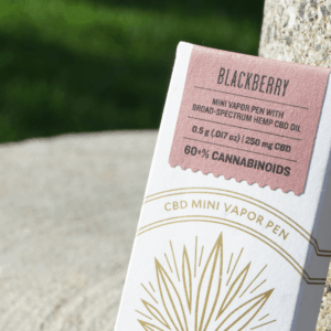 pink and white cannabinoid packaging