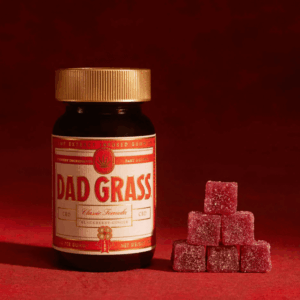red dad grass gummies