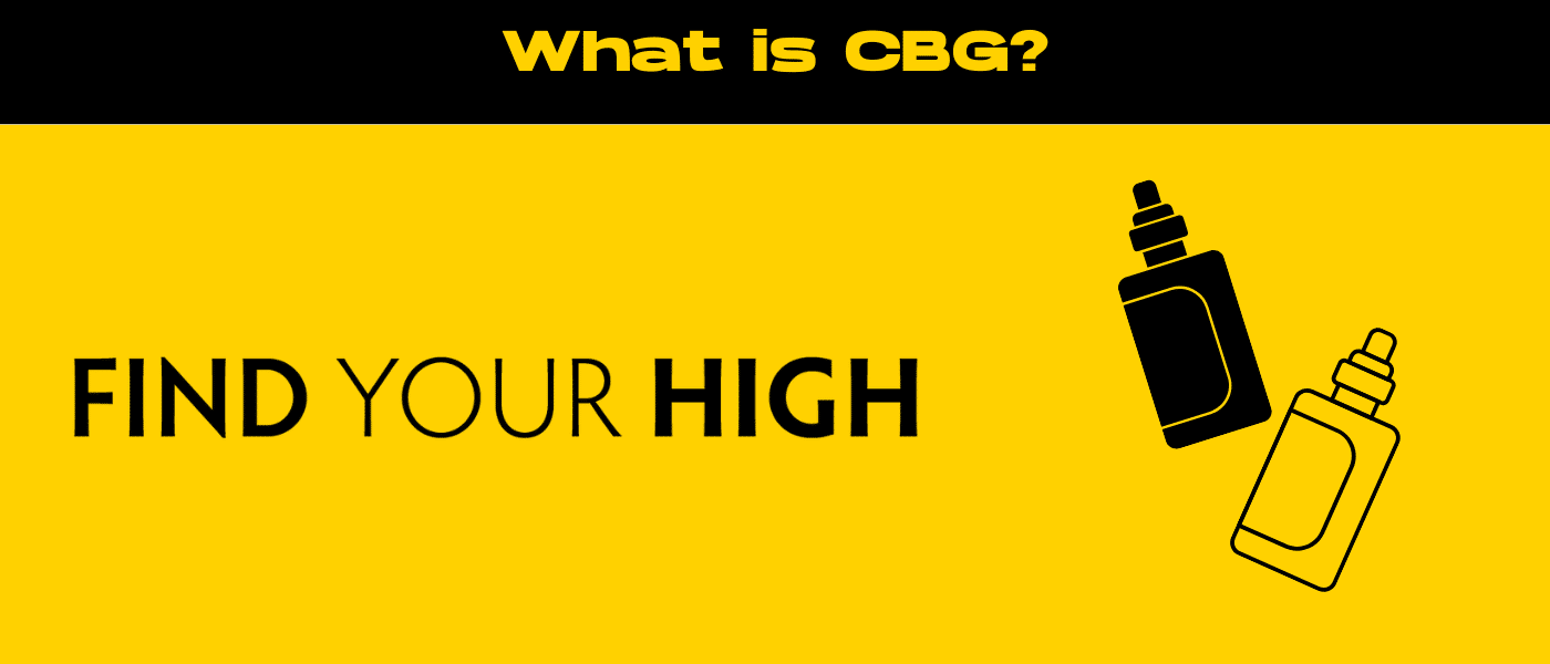 black and yellow banner image for what is cbg blog